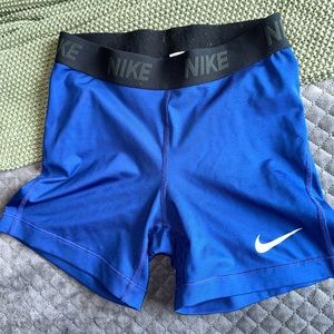 Cobalt Blue Nike Pro Combat Shorts
